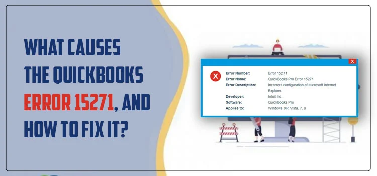 QuickBooks Error 15271- Causes and Troubleshooting Methods