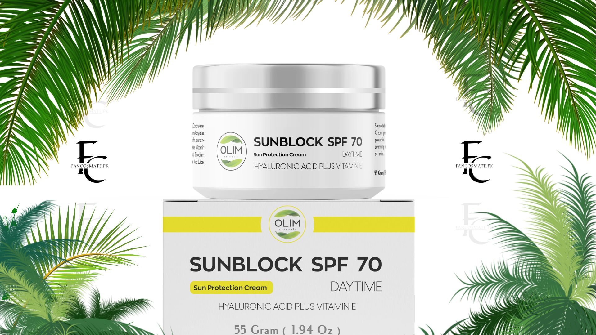 Broad Spectrum SPF 70 Sunblock – Sunscreen for All Skin Types